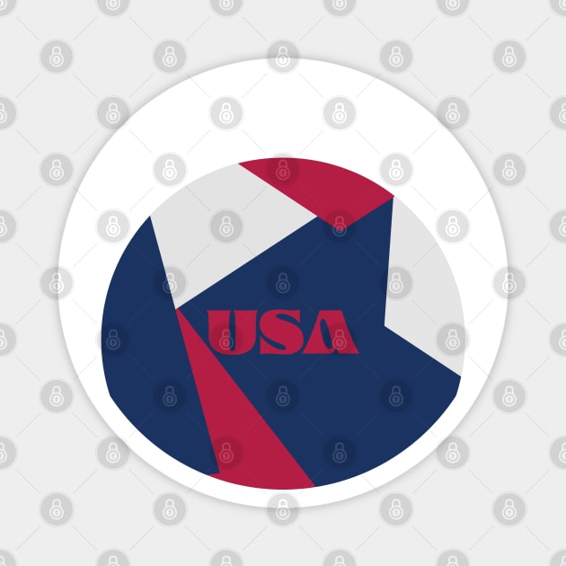 USA Soccer - United States of America Magnet by Designedby-E